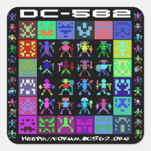 STICKER CARRÉ DC-562