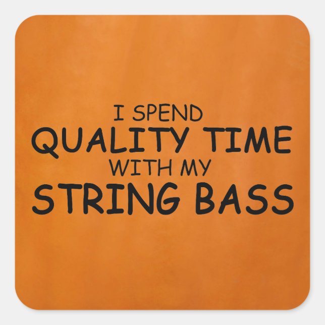 Sticker Carré de base de chaîne de temps de qualit (Devant)