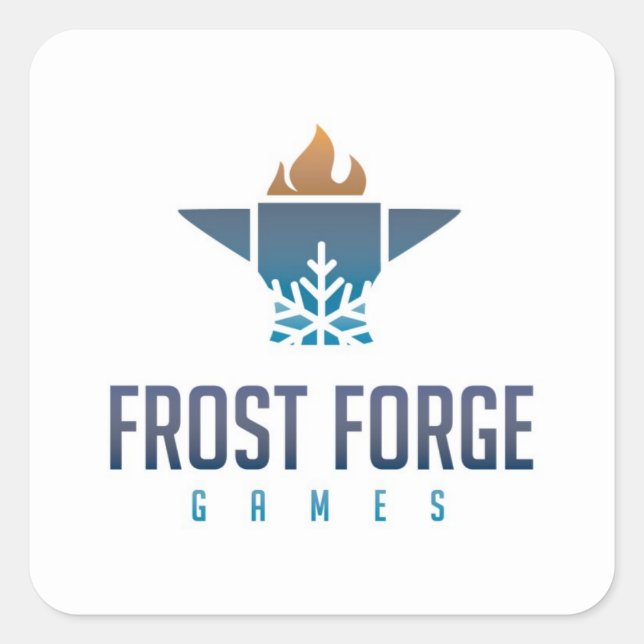Sticker Carré de Frost Forge Games (Devant)
