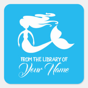 Sticker Carré De la bibliothèque d'autocollants pour enfants