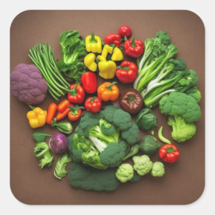 Sticker Carré de légumes