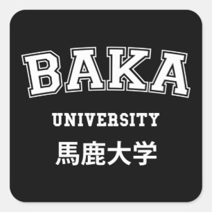 STICKER CARRÉ DE L'UNIVERSITÉ DE BAKA