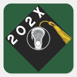 Sticker Carré de nuit Green Team Lacrosse