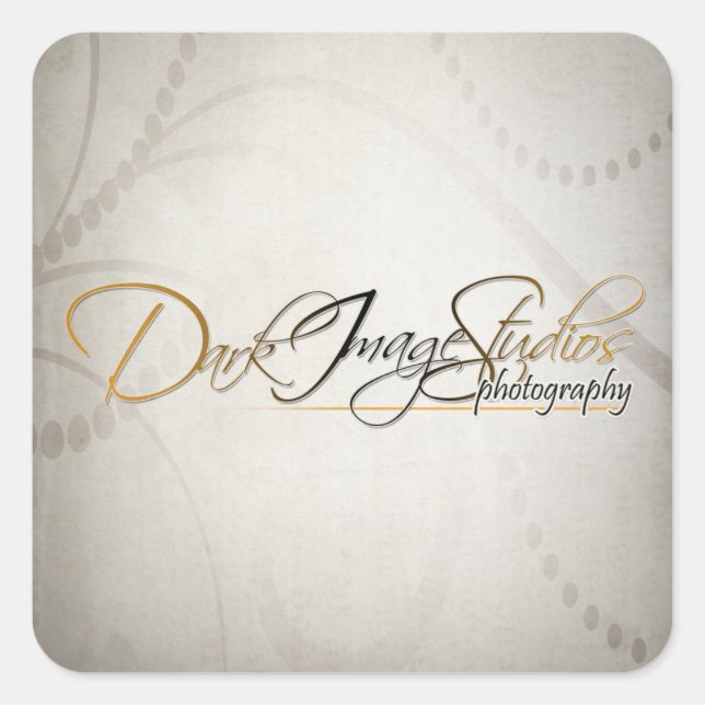 Sticker Carré de photographie DIS (Devant)