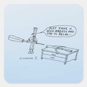 Sticker Carré de respiration profonde