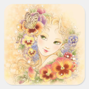 Sticker Carré de sansy