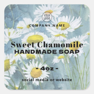 Sticker Carré de savon doux Chamomile