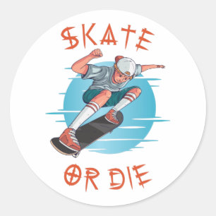 Sticker Carré de skate board ou die