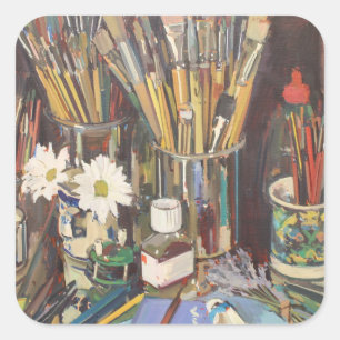 Sticker Carré De studio toujours la vie 2012