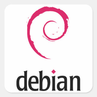 Sticker Carré Debian