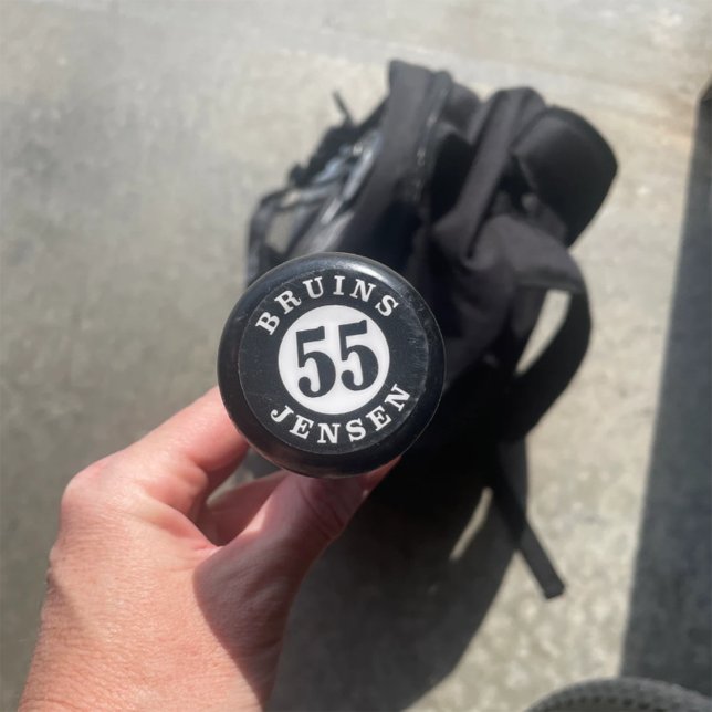 Sticker Carré Décalage personnalisé des boutons de baseball (Créateur téléchargé)