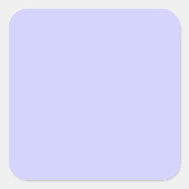 Sticker Carré Décor couleur accent lavande prêt à customiser (Devant)
