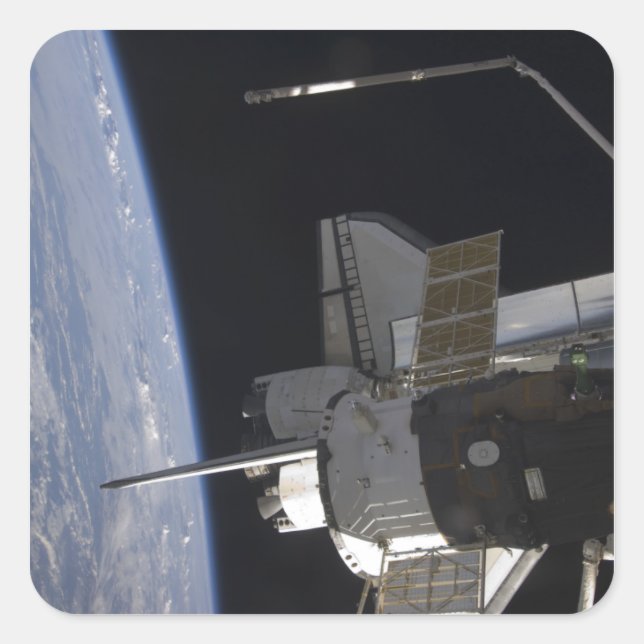 Sticker Carré Découverte de la navette spatiale 10 (Devant)