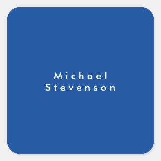 Sticker Carré Deep Blue tendance moderne professionnel