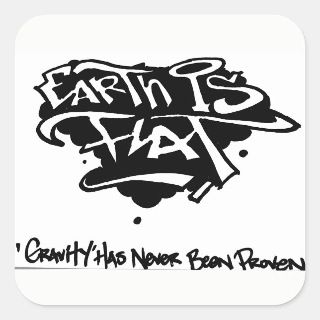 Sticker Carré déesse (Devant)