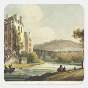 Sticker Carré Défilé du sud, de 'Bath illustré par une série