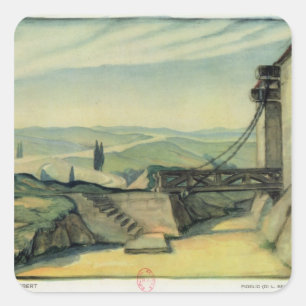 Sticker Carré Définir la conception de l'acte II de l'opéra "Fid