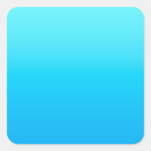 Sticker Carré dégradé de couleur bleu