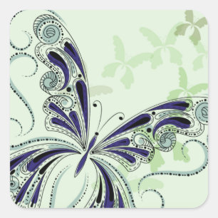 Sticker Carré Dentelle vintage 5