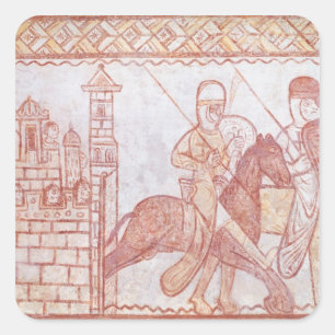 Sticker Carré Départ des Croisés