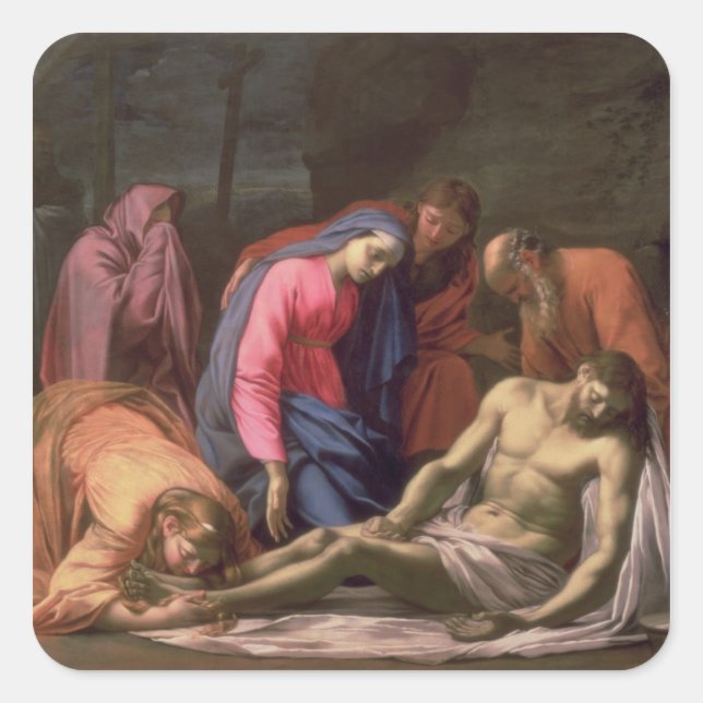 Sticker Carré Déposition (Devant)