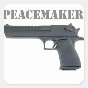 Sticker Carré ''desert eagle peacemaker