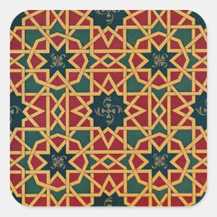 Sticker Carré Design arabe n° 1 à Emporio Moffa