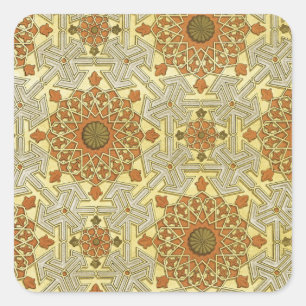 Sticker Carré Design arabe n°4 à Emporio Moffa
