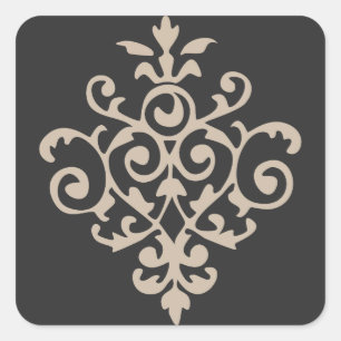 Sticker Carré design classique
