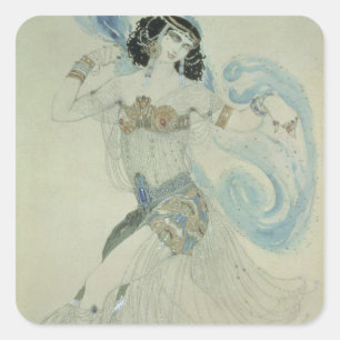 Sticker Carré Design de costume pour Salome