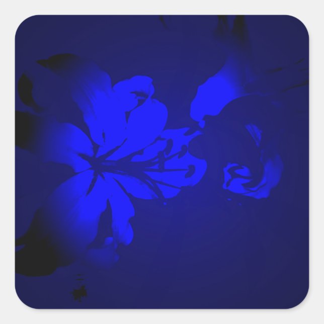 Sticker Carré Design Irlandais-La Collection Fleur (Devant)