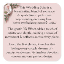 Design Pink Roses & Doves