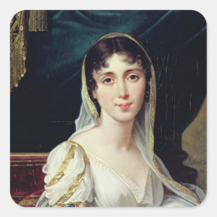 Sticker Carré Desiree Clary Reine de Suède, 1807
