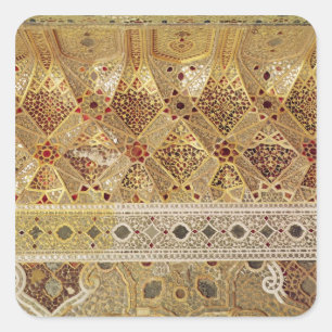 Sticker Carré Détail de la galerie des miroirs