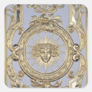 Sticker Carré Détail des panneaux représentant