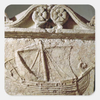 Détail du navire Sarcophagus, de Sidon