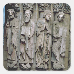 Sticker Carré Détail du Portico