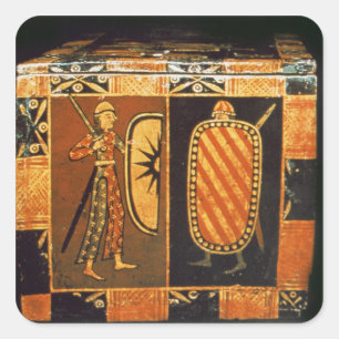 Sticker Carré Détail d'un coffre mariage