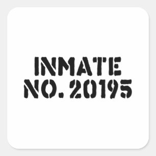 Sticker Carré détenu no 20195
