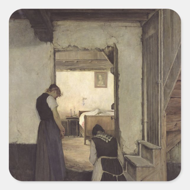 Sticker Carré deuil (Devant)