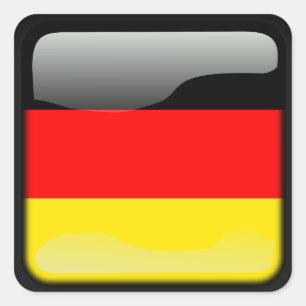Sticker Carré Deutschland poli