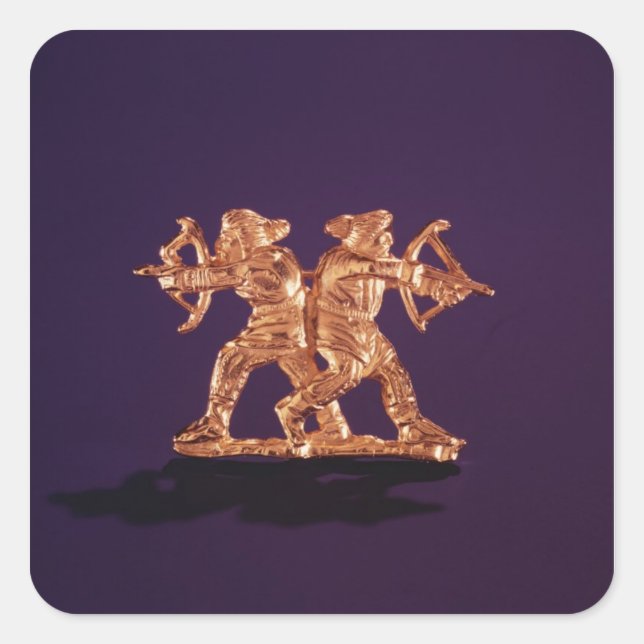Sticker Carré Deux archers (Devant)