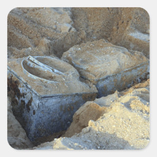 Sticker Carré Deux périphériques de type boîte emballés