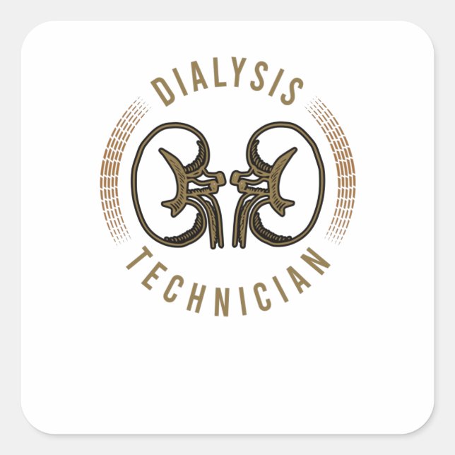 Sticker Carré Dialysis (Devant)