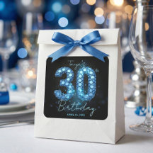 Diamant Bleu Bling Glamour 30e Anniversaire