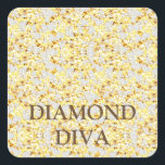 STICKER CARRÉ DIAMOND DIVA<br><div class="desc">GRANDE CONCEPTION DIVA</div>