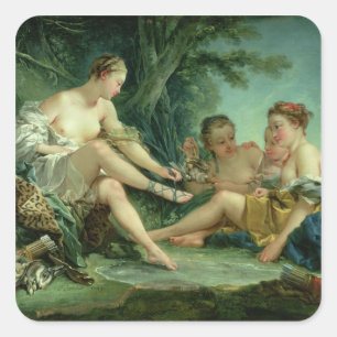 Sticker Carré Diana après la chasse, 1745