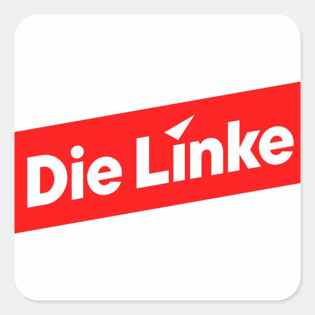 Sticker Carré Die linke  (Devant)