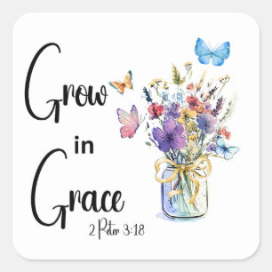 Sticker Carré Dieu est bon