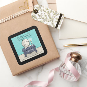 Sticker Carré Dieu fait éclater notre lumière